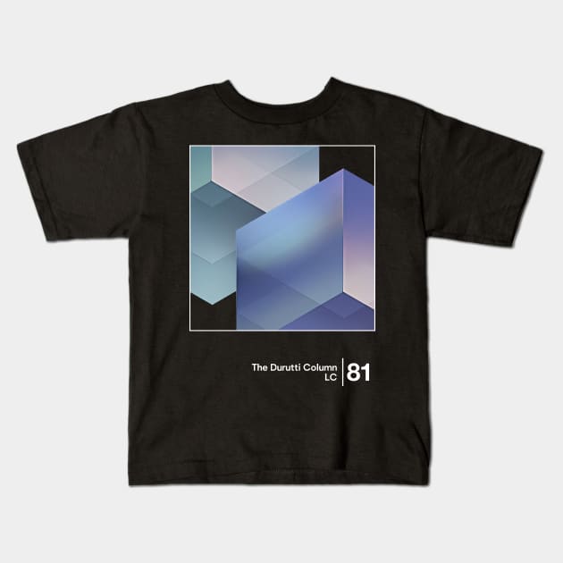 The Durutti Column / Minimal Graphic Design Tribute Kids T-Shirt by saudade